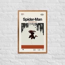Spider Man - Into the Spider Verse Poster Meaningful Gift For Family Gift For Boyfriend Valentine Gift Birthday Gift Holiday Gift