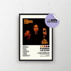 Fugees Posters / The Score Poster, Album Cover  Poster Meaningful Gift For Family Gift For Boyfriend Valentine Gift Birthday Gift Holiday Gift