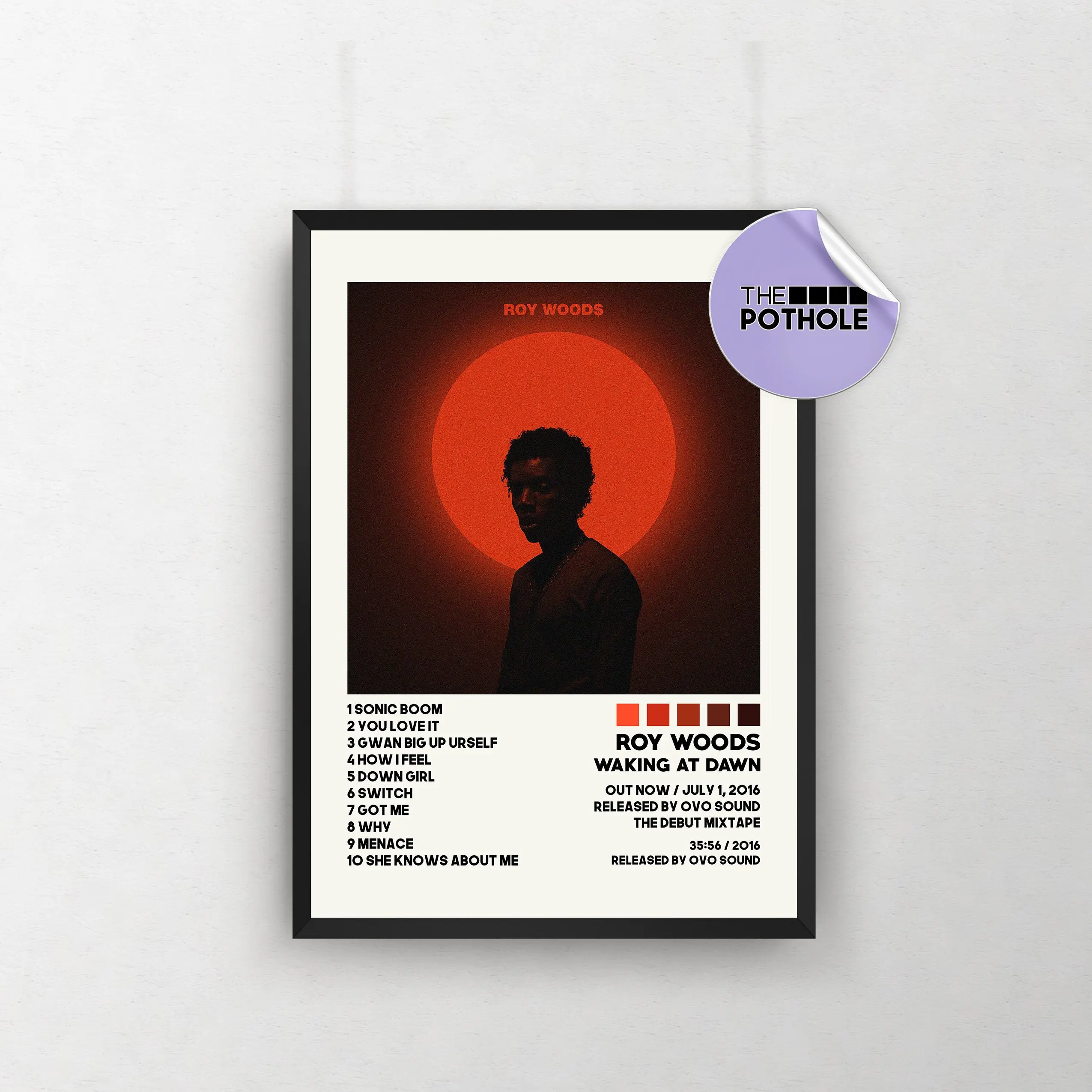 Roy Woods Posters / Waking at Dawn Poster Meaningful Gift For Family Gift For Boyfriend Valentine Gift Birthday Gift Holiday Gift