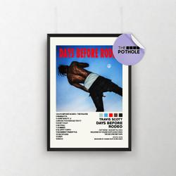 Travis Poster | Days Before Rodeo Poster Meaningful Gift For Family Gift For Boyfriend Valentine Gift Birthday Gift Holiday Gift