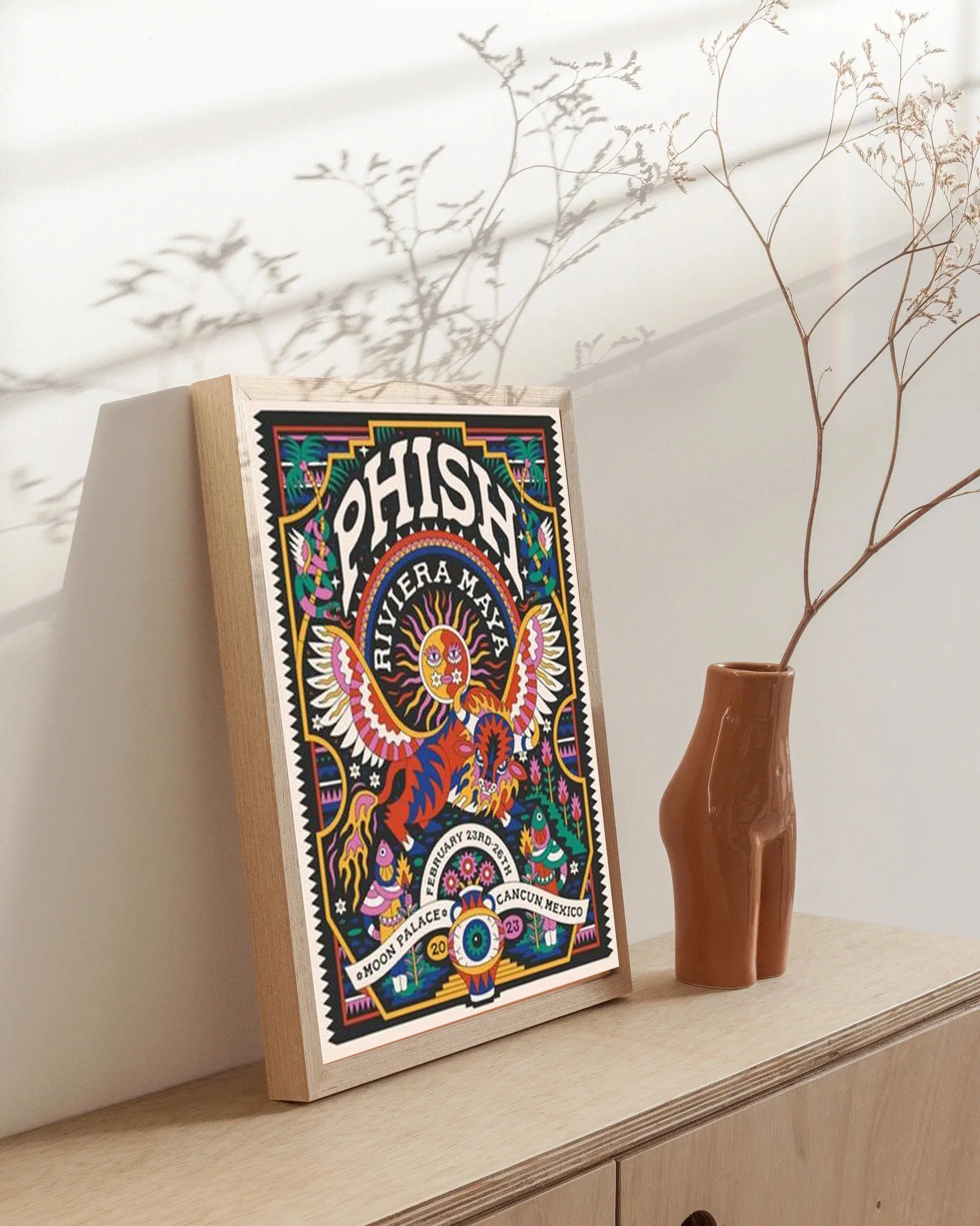 Phish Rivieramaya Cancun Mexico February Poster 2023 Meaningful Gift For Family Gift For Boyfriend Valentine Gift Birthday Gift Holiday Gift