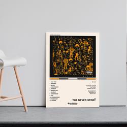 JID The Never Story album poster Meaningful Gift For Family Gift For Boyfriend Valentine Gift Birthday Gift Holiday Gift