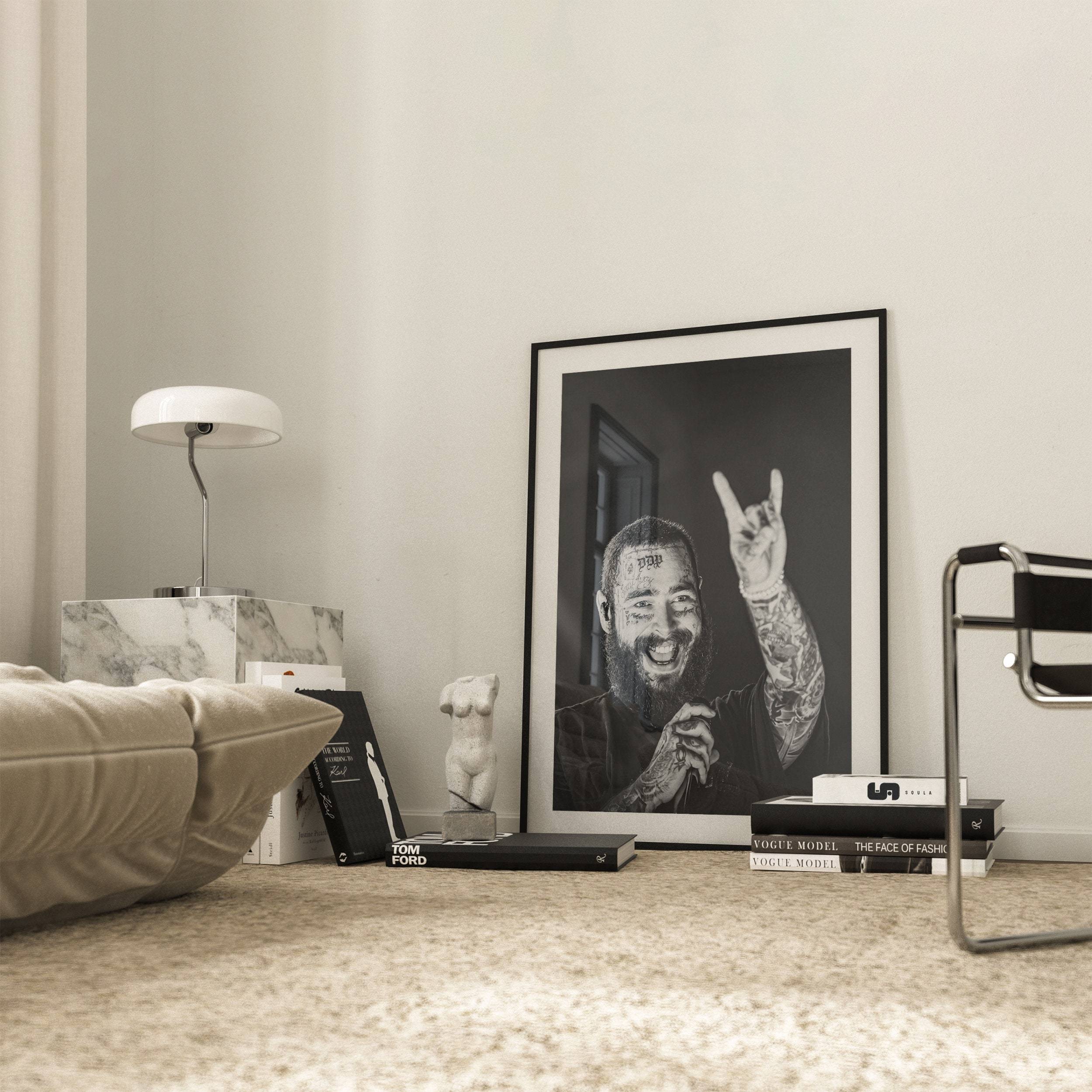 Post Malone V sign Poster Meaningful Gift For Family Gift For Boyfriend Valentine Gift Birthday Gift Holiday Gift