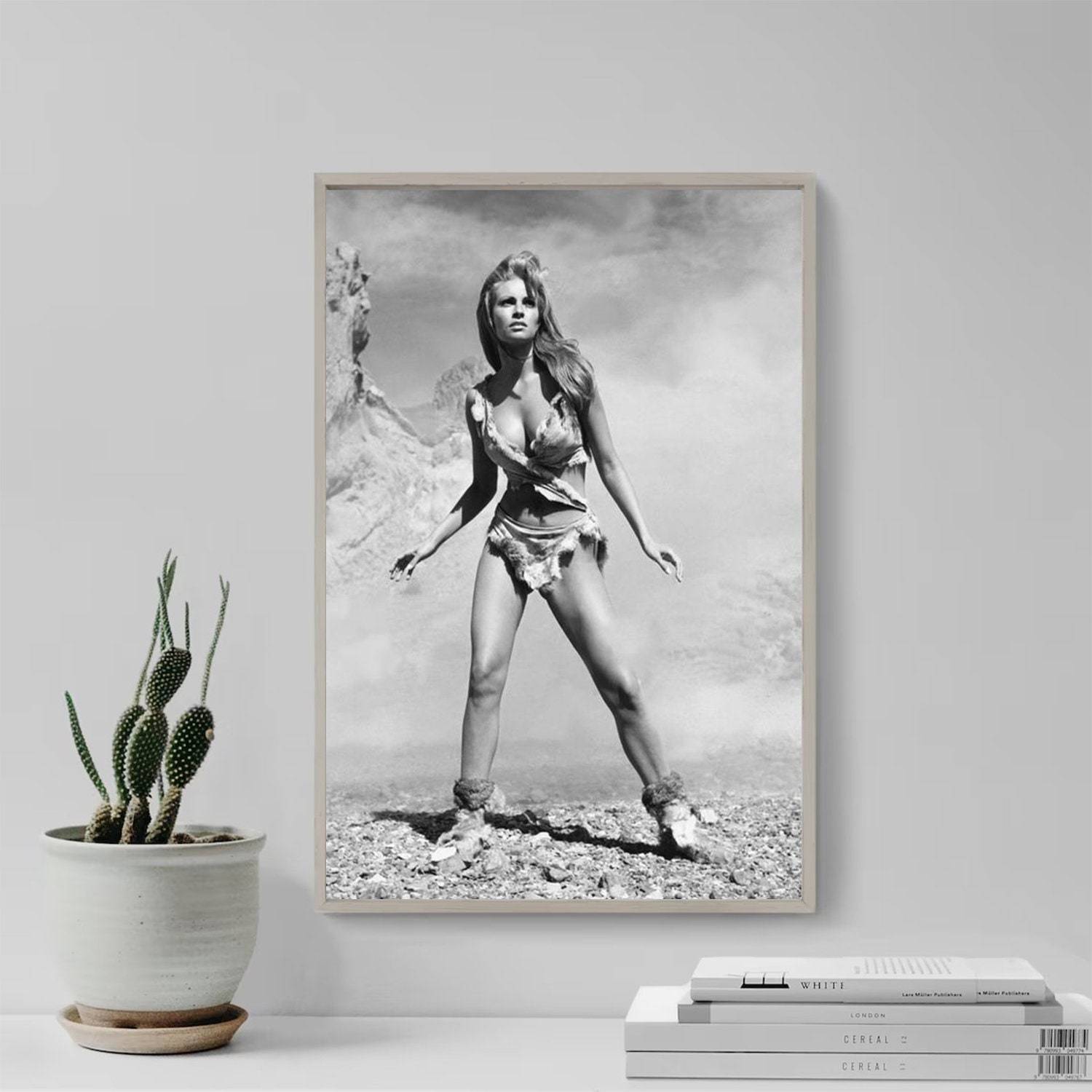 Raquel Welch One Million Years BC Poster Meaningful Gift For Family Gift For Boyfriend Valentine Gift Birthday Gift Holiday Gift
