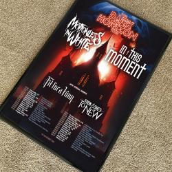 Motionless In White and In This Moment 2023 Tour Poster Meaningful Gift For Family Gift For Boyfriend Valentine Gift Birthday Gift Holiday Gift