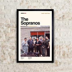 The Sopranos Poster - The Sopranos Movie Poster Meaningful Gift For Family Gift For Boyfriend Valentine Gift Birthday Gift Holiday Gift