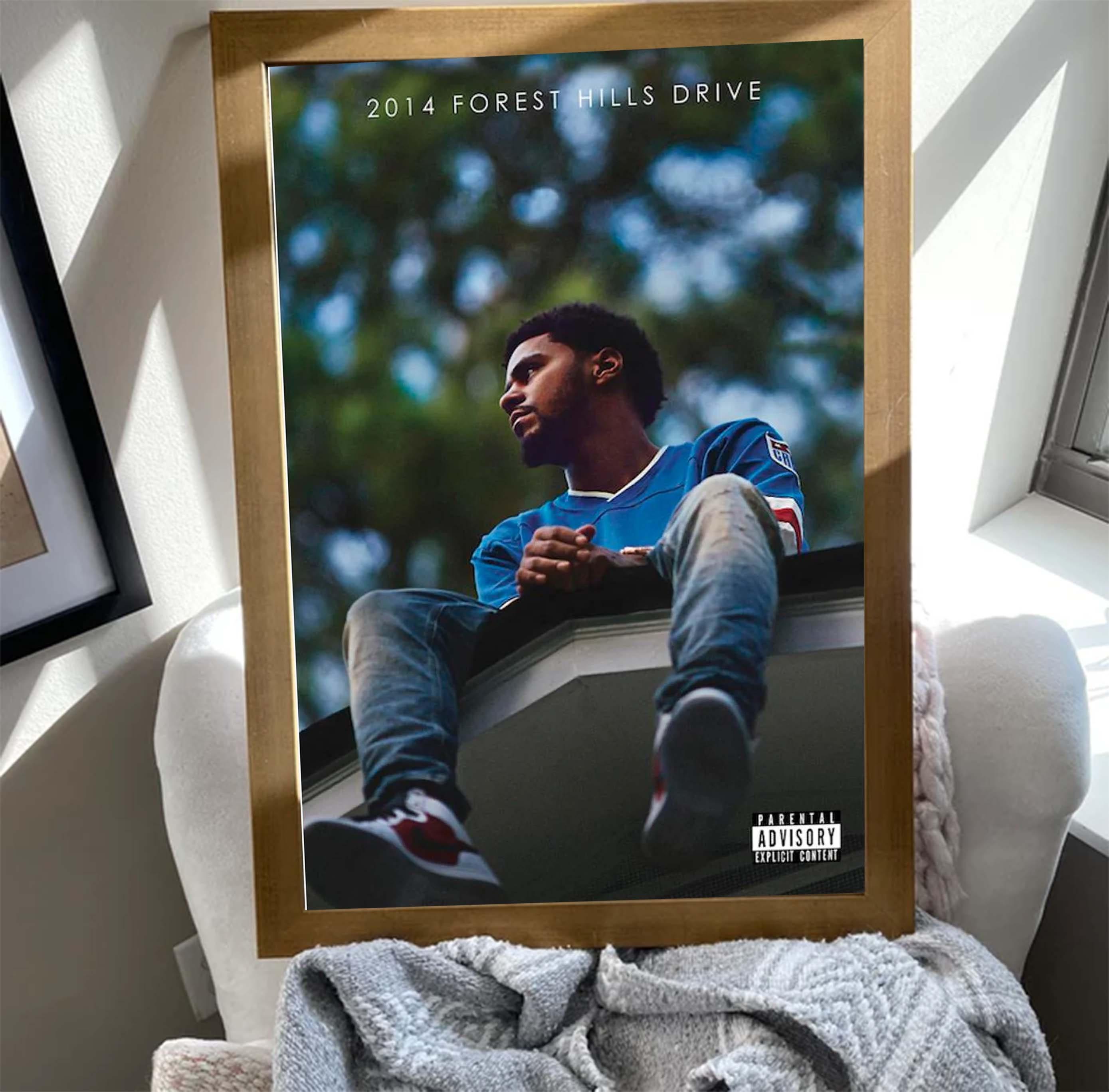 2014 Forest Hills Drive - J. Cole Poster Meaningful Gift For Family Gift For Boyfriend Valentine Gift Birthday Gift Holiday Gift