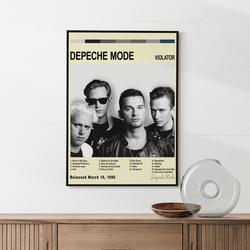 DEPECHE MODE Poster Meaningful Gift For Family Gift For Boyfriend Valentine Gift Birthday Gift Holiday Gift