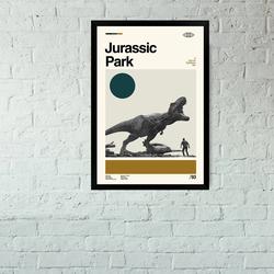 Jurassic Park Movie Poster - Retro Movie Poster Meaningful Gift For Family Gift For Boyfriend Valentine Gift Birthday Gift Holiday Gift