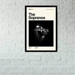 The Sopranos Movie Poster - The Sopranos Poster Meaningful Gift For Family Gift For Boyfriend Valentine Gift Birthday Gift Holiday Gift