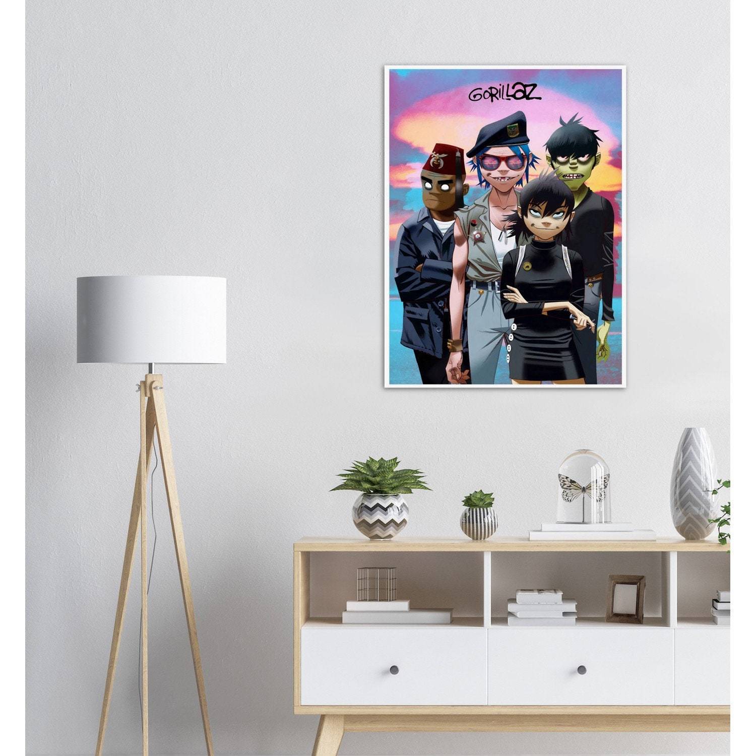 Gorillaz Posters , Cover Poster Meaningful Gift For Family Gift For Boyfriend Valentine Gift Birthday Gift Holiday Gift