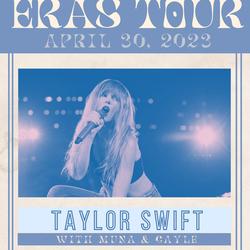 Taylor Eras Tour Poster | Atlanta, GA | April 30, 2023 Meaningful Gift For Family Gift For Boyfriend Valentine Gift Birthday Gift Holiday Gift