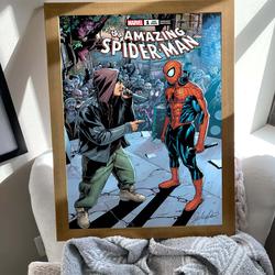 Eminem and Spider-Man Poster Meaningful Gift For Family Gift For Boyfriend Valentine Gift Birthday Gift Holiday Gift