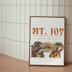MT.Joy Two Nights Live At Red Rocks Poster, MT.Joy Tour Poster, Gift Fans Meaningful Gift For Family Gift For Boyfriend Valentine Gift Birthday Gift Holiday Gift