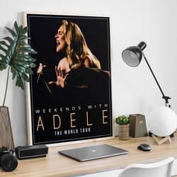 Adele Poster, Adele The World Tour 2023-2024 Poster Meaningful Gift For Family Gift For Boyfriend Valentine Gift Birthday Gift Holiday Gift