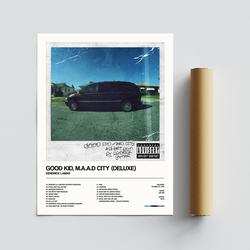 Good Kid, M.A.A.D City, Kendrick Lamar Poster Meaningful Gift For Family Gift For Boyfriend Valentine Gift Birthday Gift Holiday Gift