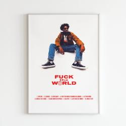 Brent Faiyaz "F=ck the World" Album Poster Meaningful Gift For Family Gift For Boyfriend Valentine Gift Birthday Gift Holiday Gift