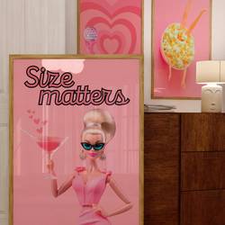 Funny Barbie Wall Art, Cocktail Barbie Poster Meaningful Gift For Family Gift For Boyfriend Valentine Gift Birthday Gift Holiday Gift
