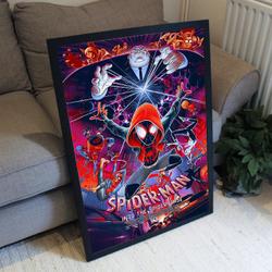 Spider Man Into the Spider-Verse New 2023 Poster, Spider Man 2023 Movie Meaningful Gift For Family Gift For Boyfriend Valentine Gift Birthday Gift Holiday Gift