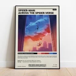Spider-man: Across the Spider Verse Movie Poster | Across the Spiderverse Poster Meaningful Gift For Family Gift For Boyfriend Valentine Gift Birthday Gift Holiday Gift