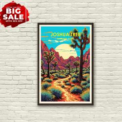 Joshua Tree National Park Poster, Joshua Tree Poster Meaningful Gift For Family Gift For Boyfriend Valentine Gift Birthday Gift Holiday Gift