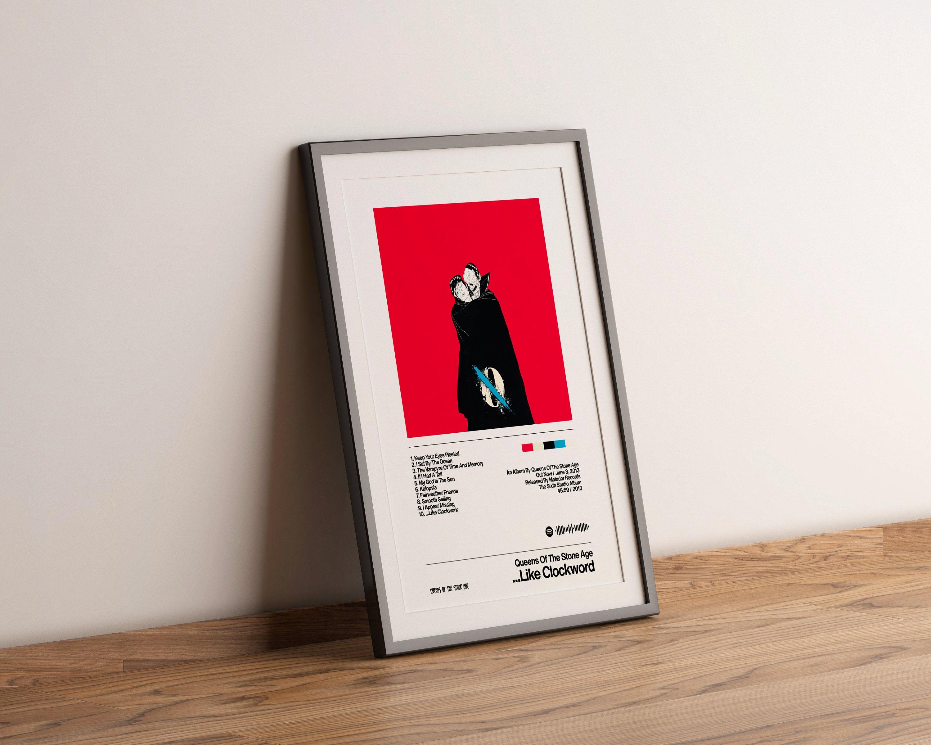 Queens Of The Stone Age - ...Like Clockword - Album Poster Meaningful Gift For Family Gift For Boyfriend Valentine Gift Birthday Gift Holiday Gift