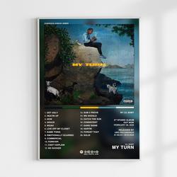 Lil Baby Poster, Poster cover album My Turn, rap album cover poster Meaningful Gift For Family Gift For Boyfriend Valentine Gift Birthday Gift Holiday Gift