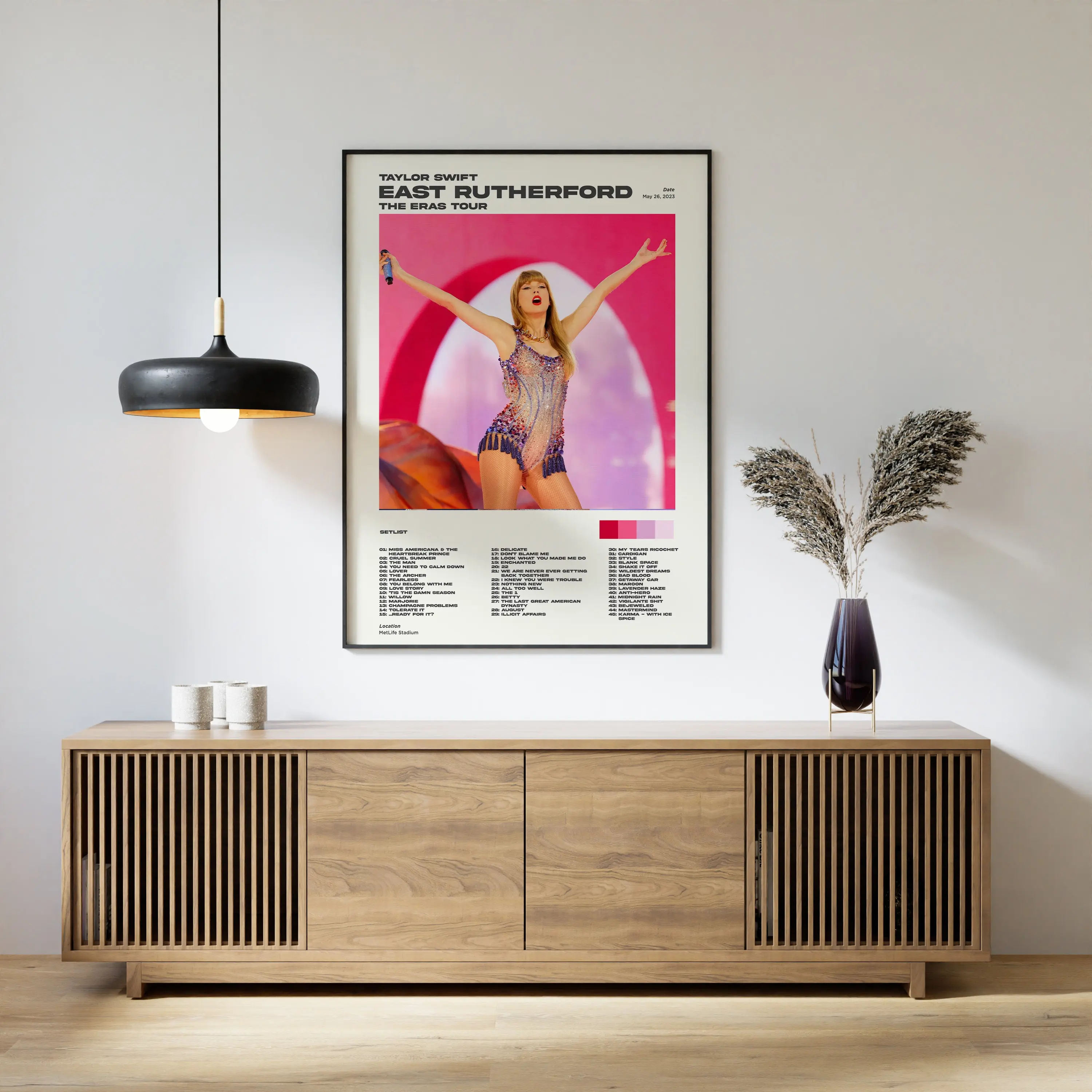 Taylor East Rutherford, NJ Night 1 The Eras Tour Setlist Poster Meaningful Gift For Family Gift For Boyfriend Valentine Gift Birthday Gift Holiday Gift