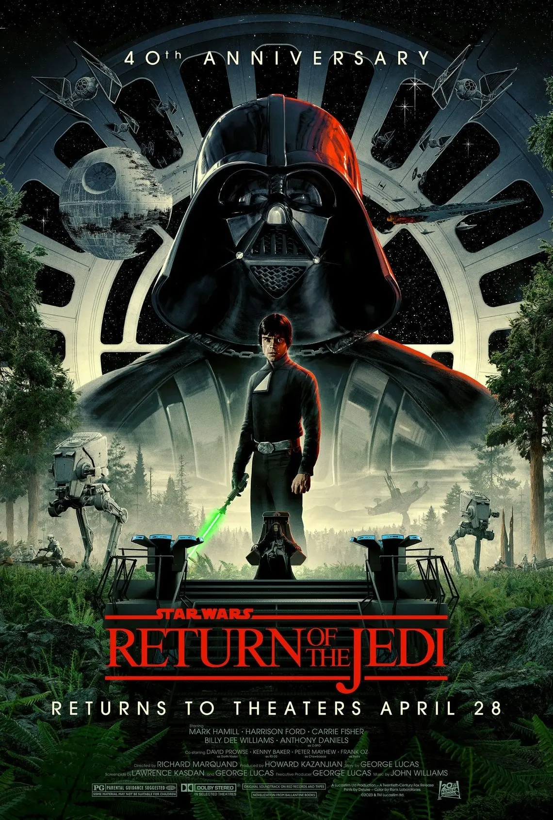 Star Wars Return of the Jedi 40th Anniversary Movie Poster Meaningful Gift For Family Gift For Boyfriend Valentine Gift Birthday Gift Holiday Gift