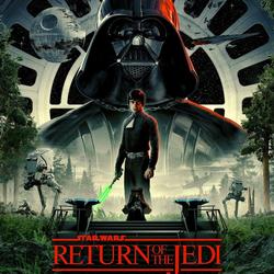 Star Wars Return of the Jedi 40th Anniversary Movie Poster Meaningful Gift For Family Gift For Boyfriend Valentine Gift Birthday Gift Holiday Gift