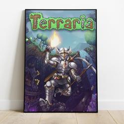 Terraria Game Poster Meaningful Gift For Family Gift For Boyfriend Valentine Gift Birthday Gift Holiday Gift