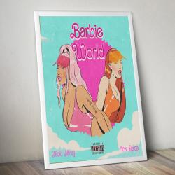 Nicki Minaj x Ice Spice Barbie World Home Decor Poster Meaningful Gift For Family Gift For Boyfriend Valentine Gift Birthday Gift Holiday Gift