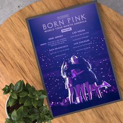 Born Pink World Tour North America Encore 2023 Poster Meaningful Gift For Family Gift For Boyfriend Valentine Gift Birthday Gift Holiday Gift