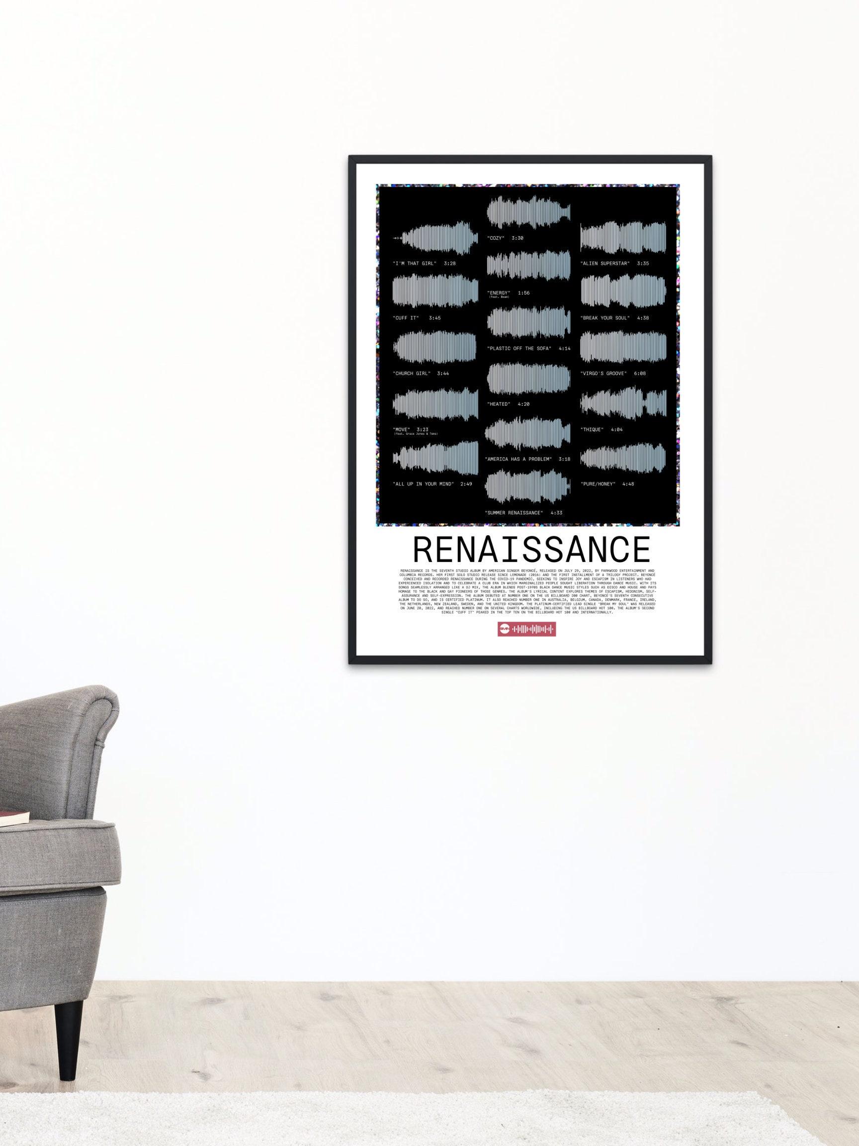 Beyonc 'Renaissance' Album Poster Meaningful Gift For Family Gift For Boyfriend Valentine Gift Birthday Gift Holiday Gift