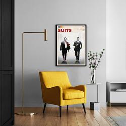 Suits Poster / Suits Tv Show / Minimalist Tv Series Poster / Vintage Retro Art Print / Custom Poster / Wall Art Print Meaningful Gift For Family Gift For Boyfriend Valentine Gift Birthday Gift Holiday Gift