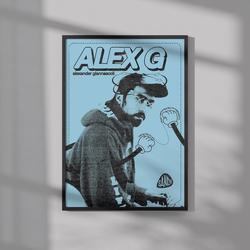 Alex G Poster | Music Poster Meaningful Gift For Family Gift For Boyfriend Valentine Gift Birthday Gift Holiday Gift