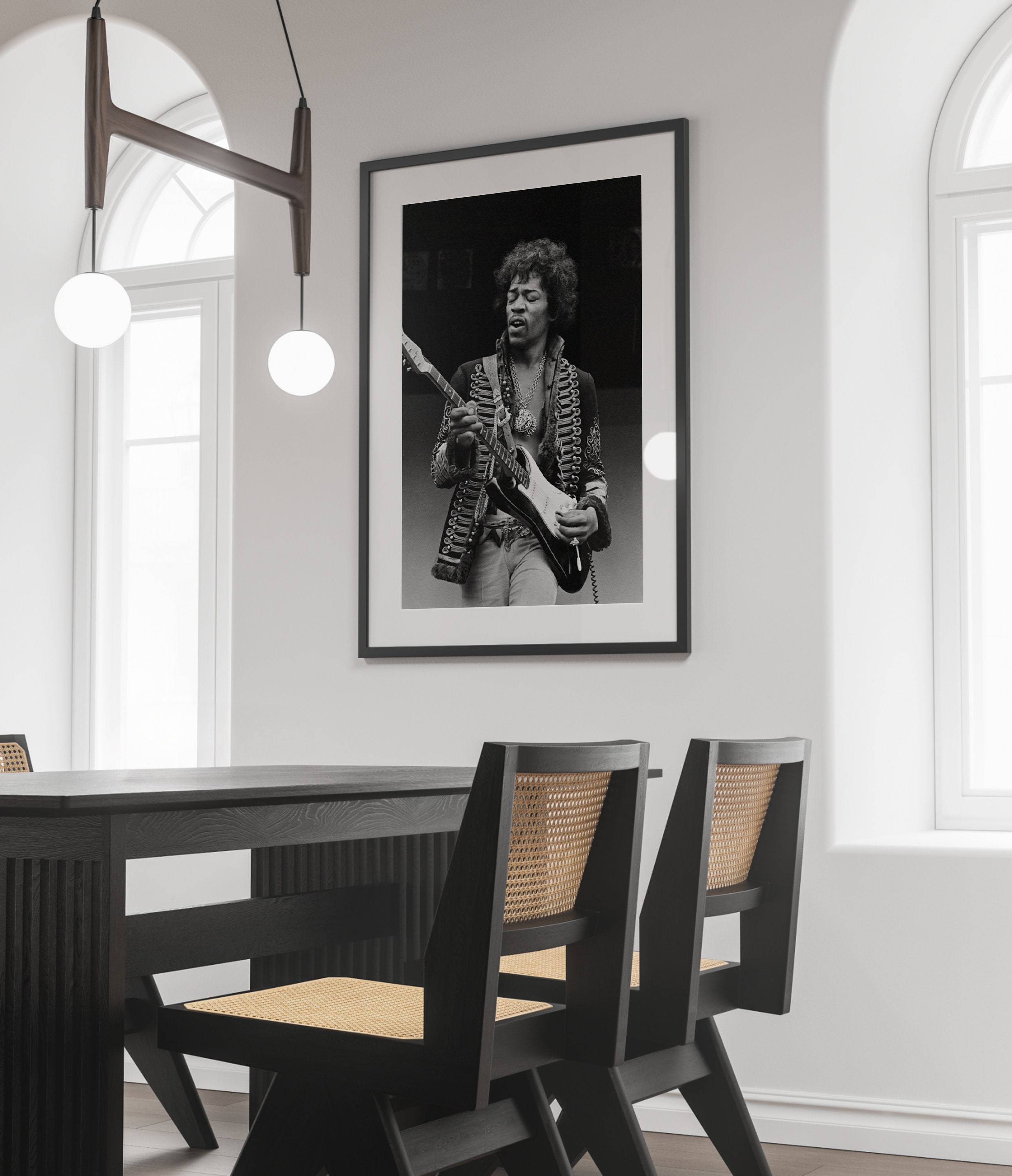 Jimi Hendrix Poster, Guitar Legend Art Meaningful Gift For Family Gift For Boyfriend Valentine Gift Birthday Gift Holiday Gift