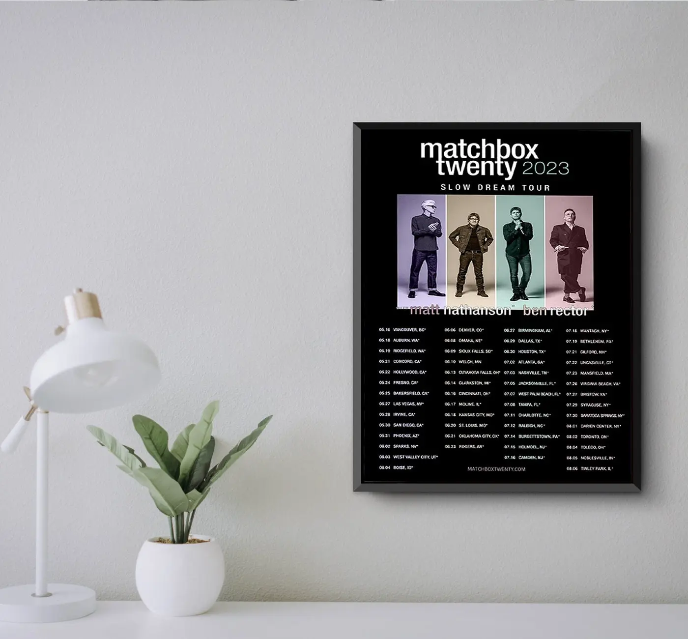 Matchbox Twenty Tour 2023 Poster Meaningful Gift For Family Gift For Boyfriend Valentine Gift Birthday Gift Holiday Gift