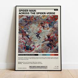 Spiderman Across the Spider Verse Poster Meaningful Gift For Family Gift For Boyfriend Valentine Gift Birthday Gift Holiday Gift
