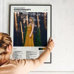 Taylor Cincinnati, OH Night 2 The Eras Tour Setlist Poster Meaningful Gift For Family Gift For Boyfriend Valentine Gift Birthday Gift Holiday Gift