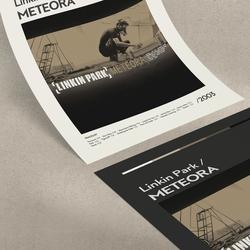 Linkin Park / Meteora POSTER Meaningful Gift For Family Gift For Boyfriend Valentine Gift Birthday Gift Holiday Gift