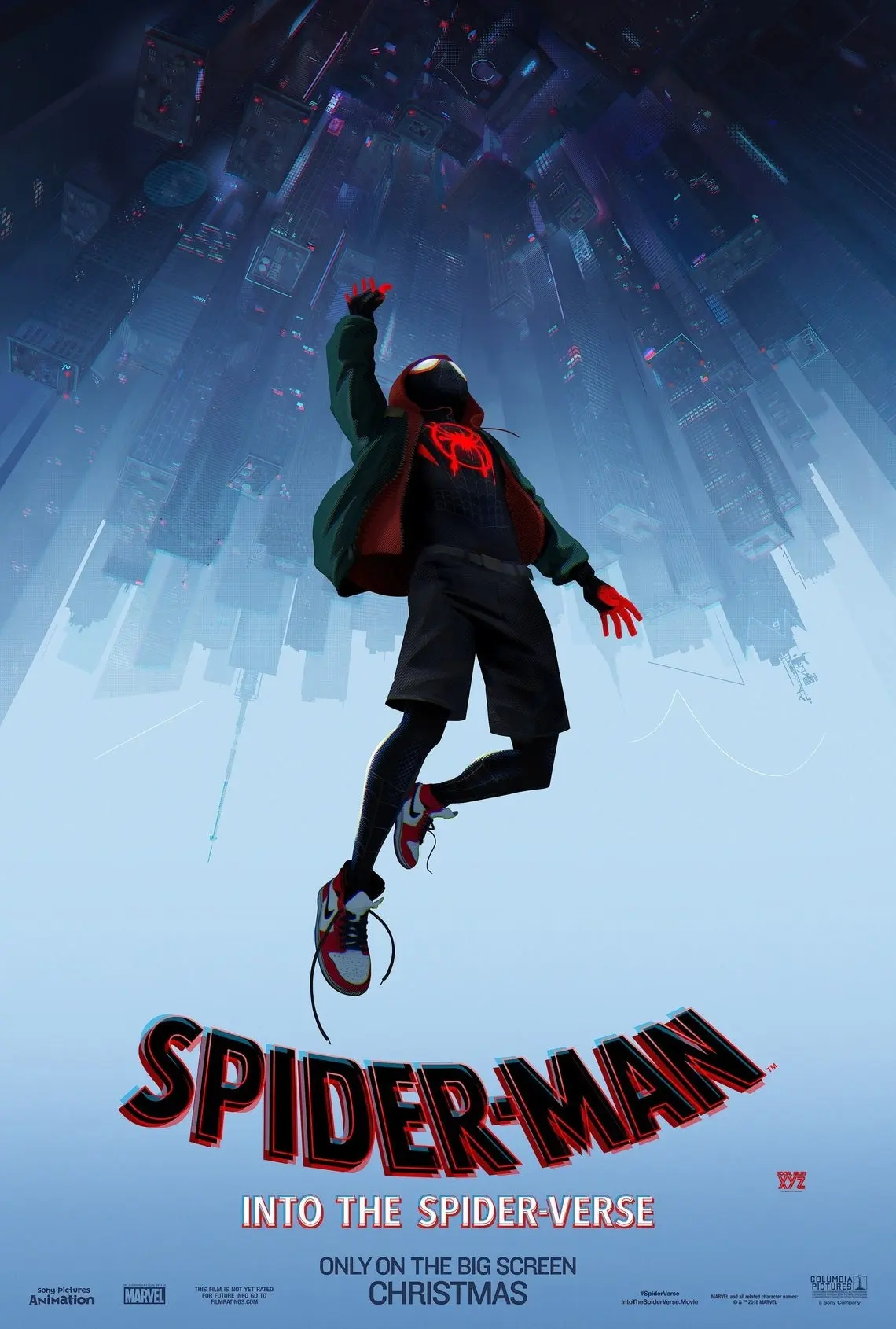 Spider-Man Into the Spider-Verse Movie Poster Meaningful Gift For Family Gift For Boyfriend Valentine Gift Birthday Gift Holiday Gift