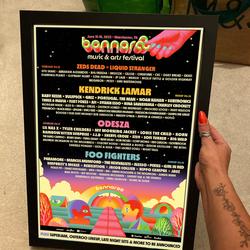 Bonnaroo Announces 2023 Lineup Poster Meaningful Gift For Family Gift For Boyfriend Valentine Gift Birthday Gift Holiday Gift