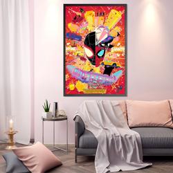 Spiderverse Poster Spider Man Into The Spider Verse Poster Meaningful Gift For Family Gift For Boyfriend Valentine Gift Birthday Gift Holiday Gift