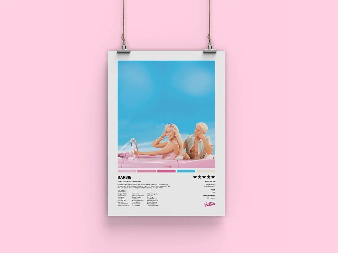 Barbie Movie 2023 Barbie Movie Poster Meaningful Gift For Family Gift For Boyfriend Valentine Gift Birthday Gift Holiday Gift