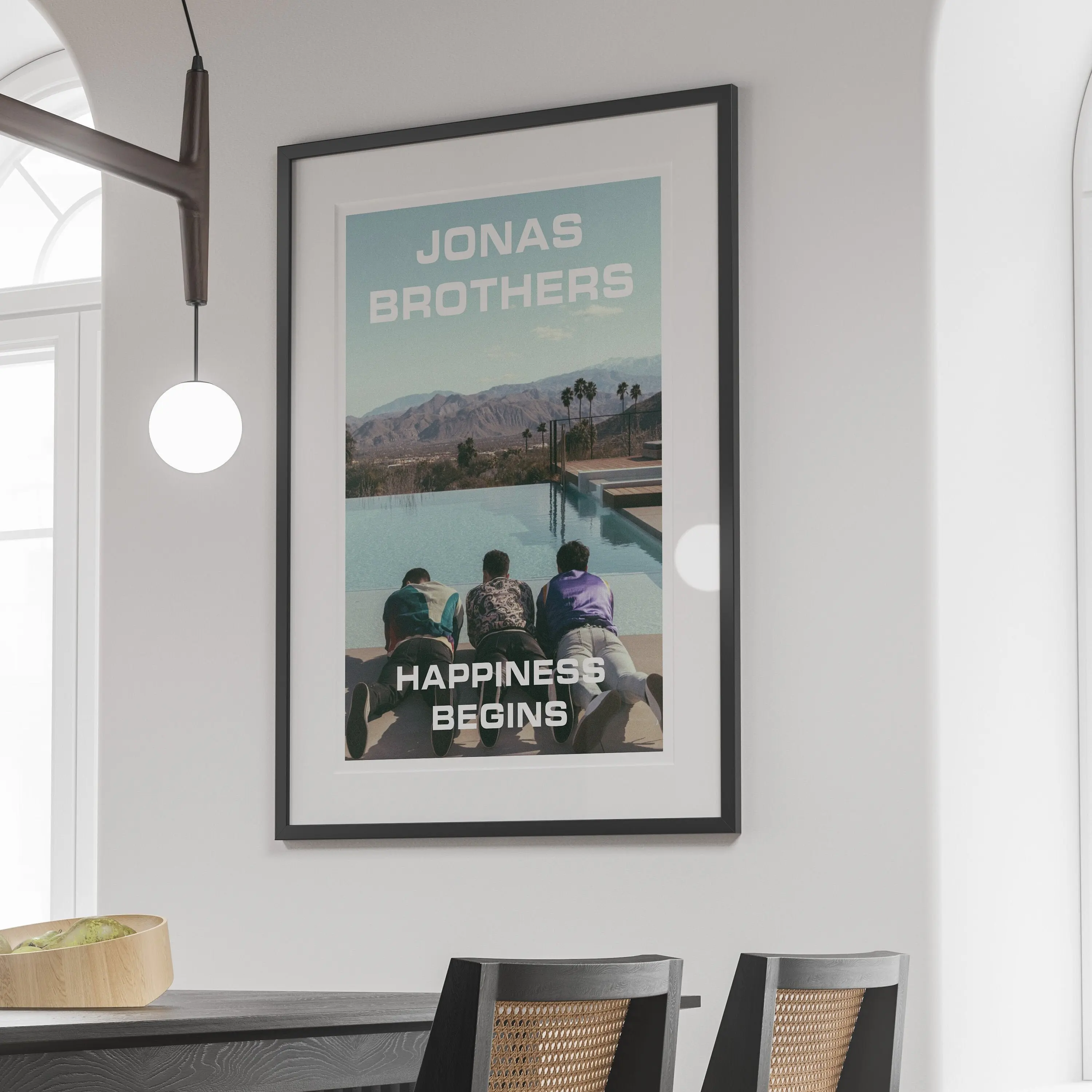Jonas Brothers - Happiness Begins Album Poster Meaningful Gift For Family Gift For Boyfriend Valentine Gift Birthday Gift Holiday Gift