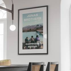 Jonas Brothers - Happiness Begins Album Poster Meaningful Gift For Family Gift For Boyfriend Valentine Gift Birthday Gift Holiday Gift