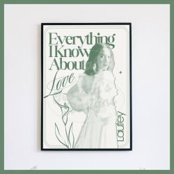 Green Laufey Poster, Everything I Know About Love Art Meaningful Gift For Family Gift For Boyfriend Valentine Gift Birthday Gift Holiday Gift