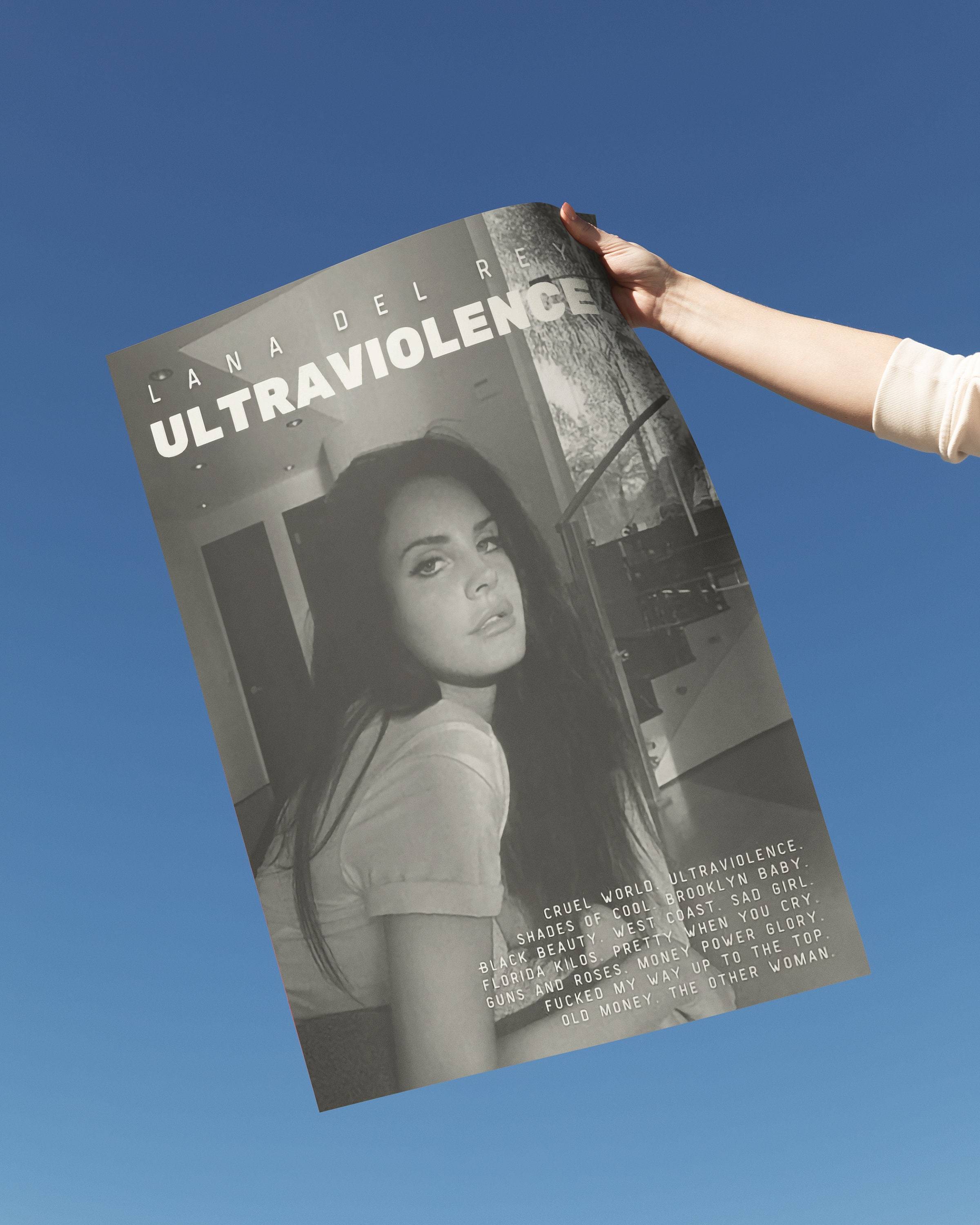 Lana Del Ray Poster "Ultraviolence B" Lana Del Ray Poster Meaningful Gift For Family Gift For Boyfriend Valentine Gift Birthday Gift Holiday Gift