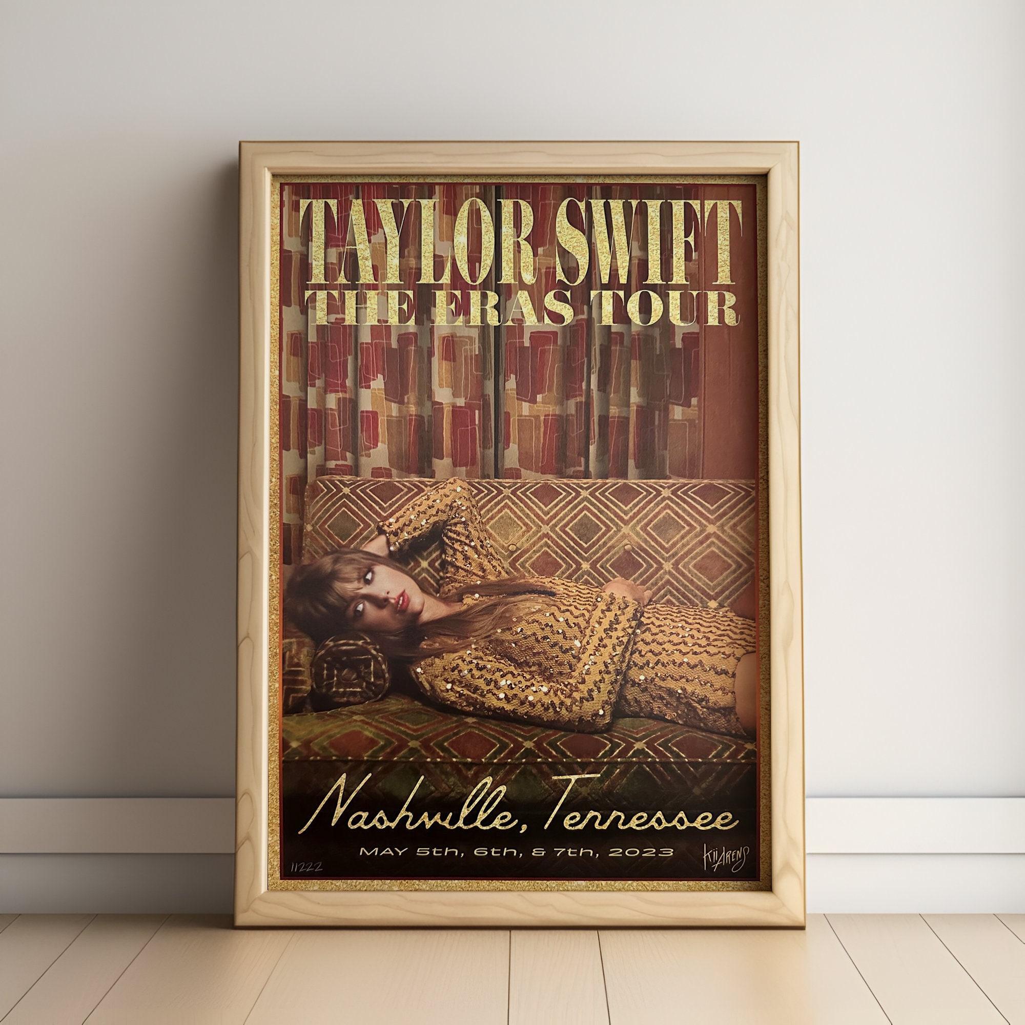 Taylor Eras Tour Nashville VIP Poster Meaningful Gift For Family Gift For Boyfriend Valentine Gift Birthday Gift Holiday Gift